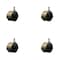 Service Caster 2'' Floor Safe Antique Hooded Twin Wheel Caster 3/8 Threaded Stem, 4PK SCC-TS02S50D-NYU-WA-382458-4 - alternate 1